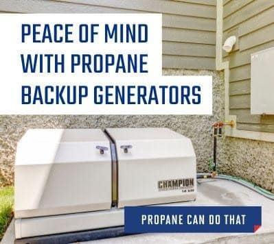 propane backup generator